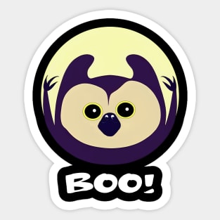 Funny Scary Lemur Sticker